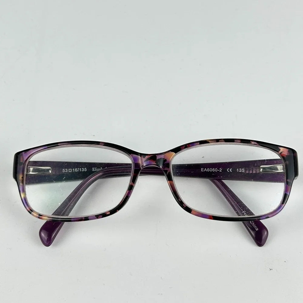 Elizabeth Arden EA6060-2 Women Eyeglasses Frame Purple Full Rim 53-16-135‎ mm